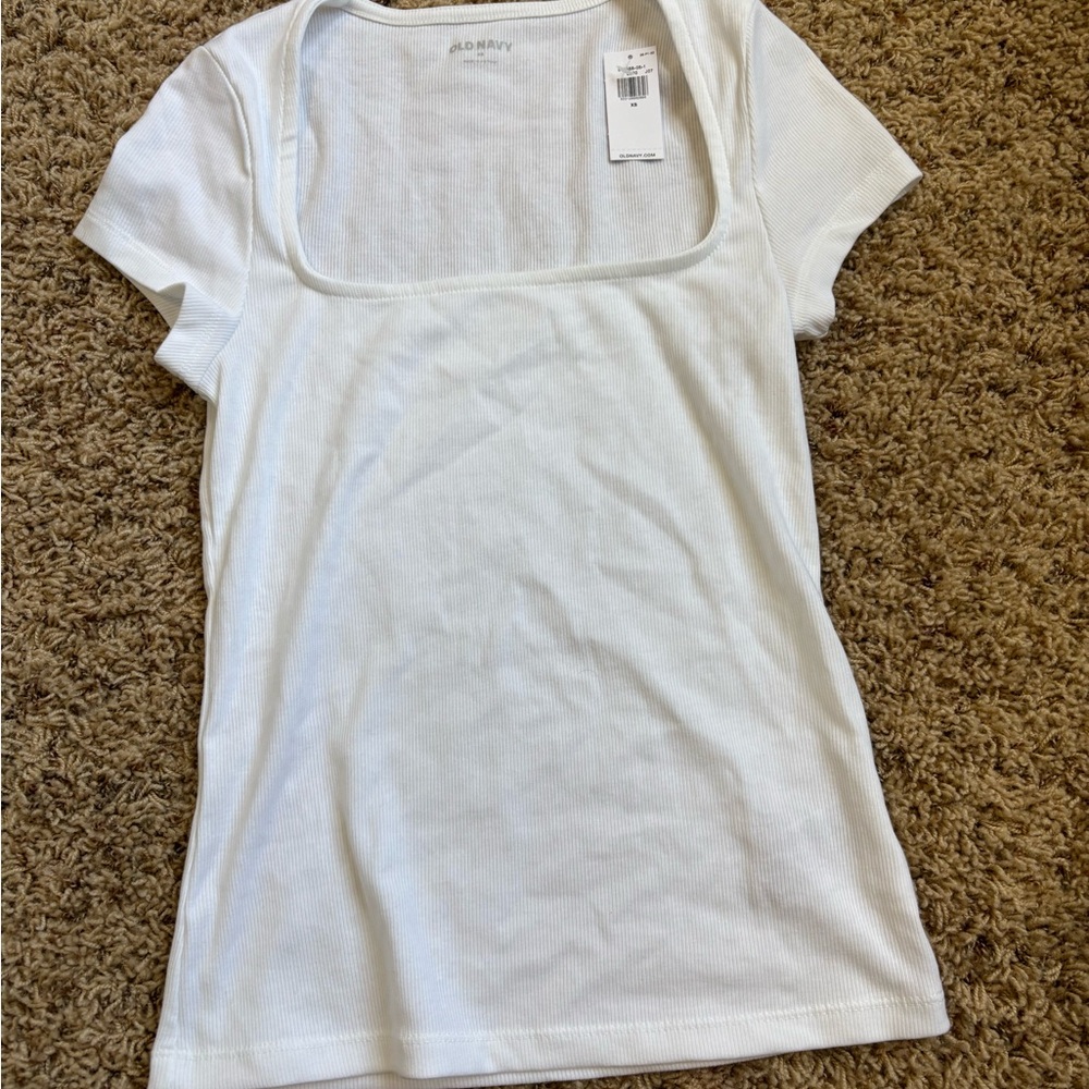 Old navy White Short Sleeve Tee